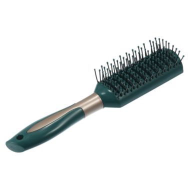 Unique Bargains Professional Bristle All-Purpose Hair Brush, Wet Hair Brush with Ball Tipped Bristles for All Hair Types, Green. View a larger version of this product image.