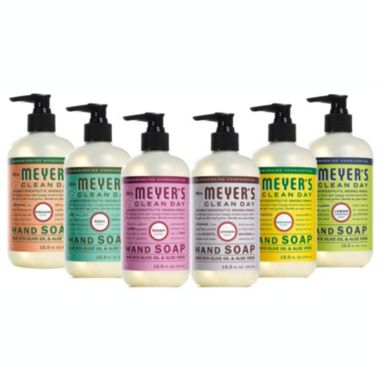 Mrs. Meyer's Clean Day Spring & Garden Variety Pack of 6, 12.5oz Liquid Hand Soap Scents. View a larger version of this product image.