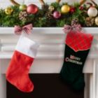 Alternate image 2 for Dyno 19" Green and Red 'Merry Christmas' Christmas Stocking
