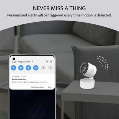 eco4life Wi-Fi Smart 1080p Indoor PTZ IP Camera. View a larger version of this product image.