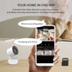Alternate image 3 for eco4life Wi-Fi Smart 1080p Indoor PTZ IP Camera