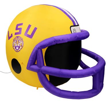 Fabrique NCAA Louisiana State Team Inflatable Helmet 4 ft., 4 ft Tall, Yellow. View a larger version of this product image.