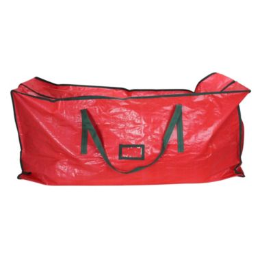 Northlight 43" Red and Green Canvas Multipurpose Christmas Storage Bag. View a larger version of this product image.