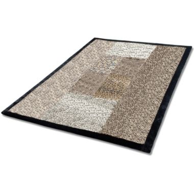 Blancho Bedding Magic Leopard Animal Style Patchwork Throw Blanket (61 by 86.6 inches). View a larger version of this product image.