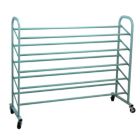 Alternate image 0 for Oceanstar Design Group Oceanstar 5-Tier Metal Shoe Rack, Turquoise