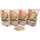 Alternate image 0 for Camerons Smoking Wood Chips Value Pack Gift Set (Apple, Hickory, Oak, Alder)- 4 Pack Variety Pack (8 lb Total), 260 cu. in. of Coarse Kiln Dried BBQ Chips- 100% All Natural Barbecue Smoker Shavings