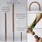 Alternate image 3 for Kanso Designs Bendable & Stackable Coco Coir Pole for Plant Support - 32" Pole (No Stake)