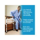 Alternate image 1 for Carex Bed Rails for Elderly Adults - Adult Bed Rails and Bed Grab Bar for Elderly, Seniors, People with Mobility Issues - Tool-Free Assembly 37x20x45 Inch