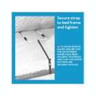 Alternate image 3 for Carex Bed Rails for Elderly Adults - Adult Bed Rails and Bed Grab Bar for Elderly, Seniors, People with Mobility Issues - Tool-Free Assembly 37x20x45 Inch