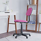 Alternate image 0 for Emma + Oliver Dark Pink Adjustable Mesh Swivel Task Office Chair - Low Back Student Desk Chair