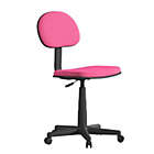 Alternate image 1 for Emma + Oliver Dark Pink Adjustable Mesh Swivel Task Office Chair - Low Back Student Desk Chair