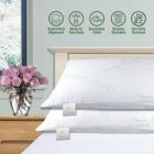 Alternate image 1 for Super Soft Set of 2 Memory Foam Hypoallergenic Comfort Cooling Bamboo Pillow