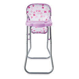 Manhattan Toy Baby Stella Blissful Blooms High Chair First Baby Doll Play Set