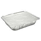 Alternate image 2 for Juvale Aluminum Foil Pans with Lids 9x13 (20 Pack) Half Size Disposable Trays for Steam Table, Food, Grills, Baking, BBQ