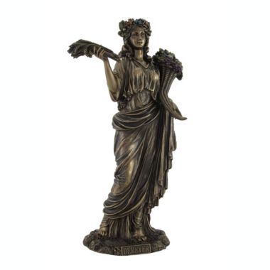 Veronese Design Greek Goddess of Harvest Demeter Bronzed Statue. View a larger version of this product image.