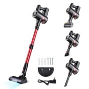 Wellstock Cordless Vacuum Cleaner, whall 25kPa Suction 4 in 1 Foldable Cordless Stick Vacuum Cleaner, 200W Brushless Motor 40 Mins Runtime, Lightweight Handheld Vacuum for Home Hard Floor Carpet Pet Hair