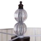 Alternate image 2 for Hooya Imp.& Exp.  Elegant Sheer Shade Floor Lamp w/ Hanging Crystal LED Bulbs