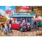 Alternate image 2 for MasterPieces 1000 Piece Jigsaw Puzzle For Adults, Family, Or Kids - Coca-Cola Hot Rods - 19.25"x26.75"