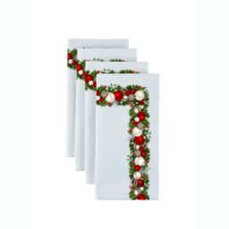 Fabric Textile Products, Inc. Napkin Set, 100% Polyester, Set of 4, 18x18