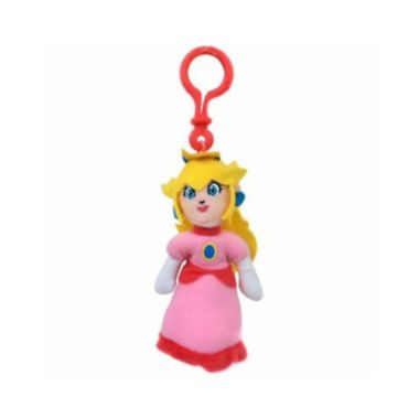 Super Mario World Of Nintendo Princess Peach Clip On Plush Figure. View a larger version of this product image.