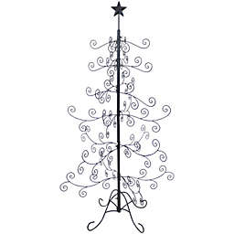 Sunnydaze Indoor Metal Noelle Christmas Holiday Ornament Craft Bauble Tree Holder Display - 60