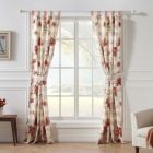 Alternate image 2 for Greenland Home Wheatly Farmhouse Gingham Curtain Panels (Set of 2) with Tiebacks, 84-inch L