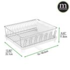 Alternate image 3 for mDesign Large Kitchen Dish Drying Rack with Swivel Spout, 3 Pieces