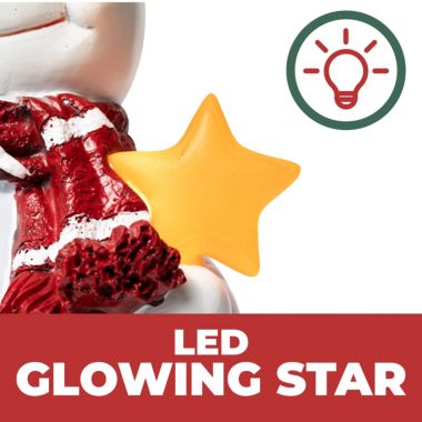 VP Home Christmas Snowman Decor Christmas Figurines Resin Snowman Lighted Decorations. View a larger version of this product image.