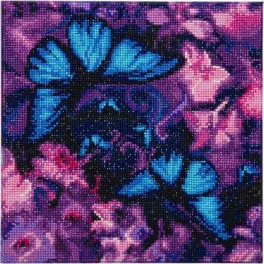 Crystalart - Ca Kit (Medium) - Blue Violet Butterflies. View a larger version of this product image.