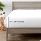 Alternate image 0 for Bare Home  - 24" Fitted Sheet - Extra Deep Pocket Fitted Sheet - Premium 1800 Microfiber - Ultra-Soft Wrinkle Free - Deep Pocket Fitted Bottom Sheets (Queen, White)