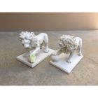 Alternate image 3 for Zingz & Thingz Set of 2 Beige Contemporary Regal Lion Statues 27"