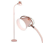 Zoey LED Reading Floor Lamp- Pink