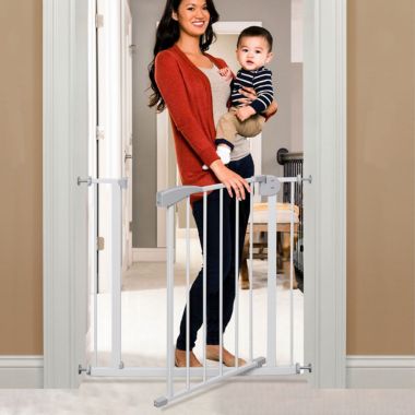 Yeah Depot Easy Walk Thru Pet Gate Safety Gate Durability Dog Gate For House, Stairs, Doorways, Fits Openings 29.5" to 32". View a larger version of this product image.