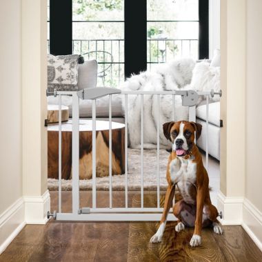 Yeah Depot Easy Walk Thru Pet Gate Safety Gate Durability Dog Gate For House, Stairs, Doorways, Fits Openings 29.5" to 32". View a larger version of this product image.