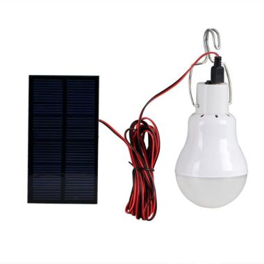 Discount Trends Portable Solar Panel Power LED Bulb Lamp Outdoor Camp Tent Fishing Light 15W. View a larger version of this product image.