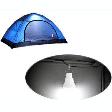 Discount Trends Portable Solar Panel Power LED Bulb Lamp Outdoor Camp Tent Fishing Light 15W. View a larger version of this product image.