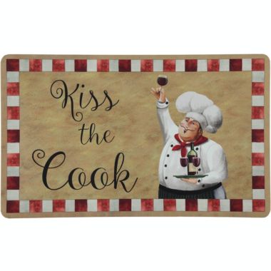 2-Pack Premium Comfort Kitchen Mats (Kiss the Cook). View a larger version of this product image.