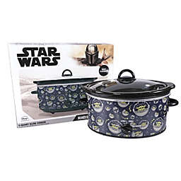 Uncanny Brands The Mandalorian 5qt Slow Cooker- Cook With Baby Yoda and Mando