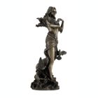 Alternate image 2 for Veronese Design Bronzed Aphrodite with Doves on Scallop Shell Statue