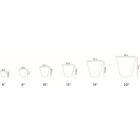 Alternate image 2 for The HC Companies Outdoor/Indoor Plastic Planter Eclipse, Cottage Stone, 6''