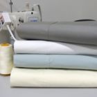 Alternate image 1 for Oversized Percale Flat Sheet Made in Egypt - 300 Thread Count