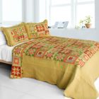 Alternate image 0 for Blancho Bedding Twilight Time Cotton 3PC Vermicelli-Quilted Patchwork Quilt Set (Full/Queen Size)