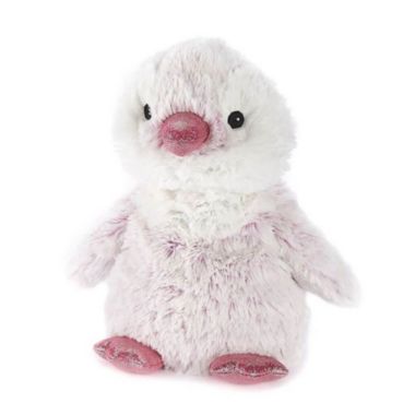 Warmies Microwavable French Lavender Scented Plush Pink Penguin. View a larger version of this product image.