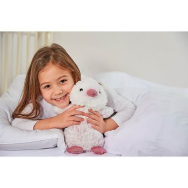 Warmies Microwavable French Lavender Scented Plush Pink Penguin. View a larger version of this product image.