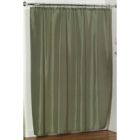 Alternate image 1 for Carnation Home Fashions "Lauren" Dobby Fabric Shower Curtain - Sage 70" x 72"