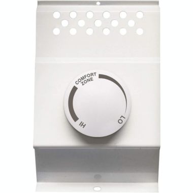 Cadet Single Pole Built-In Thermostat Kit for Electric Baseboard Heaters (Model BTF1W), 22 Amp, White. View a larger version of this product image.