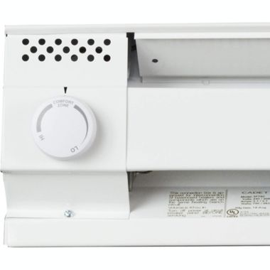 Cadet Single Pole Built-In Thermostat Kit for Electric Baseboard Heaters (Model  BTF1W), 22 Amp, White. View a larger version of this product image.