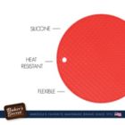 Alternate image 3 for Baker's Secret Trivet Mat, Pot Pad, Silicone Heat Resistant, Kitchen Essentials, Red