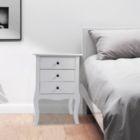 Alternate image 1 for Inq Boutique European Bedside Table-Three Pumps White  YJ