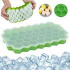 Alternate image 0 for Stock Preferred Silicone Ice Cube Maker Mold Tray in Flexible Green